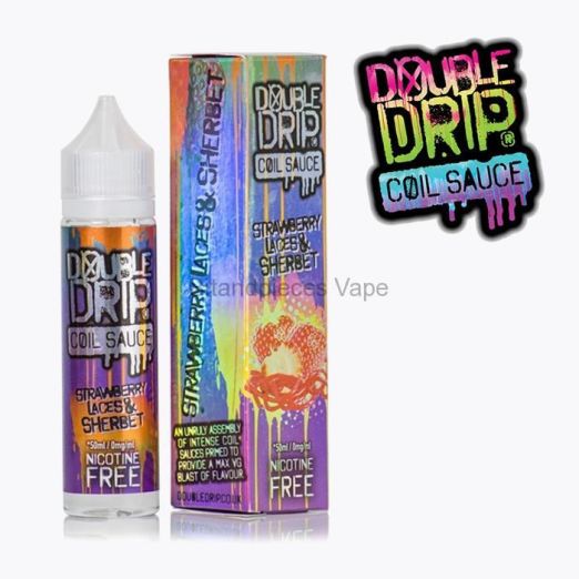 Strawberry Laces and Sherbet by Double Drip Coil Sauce