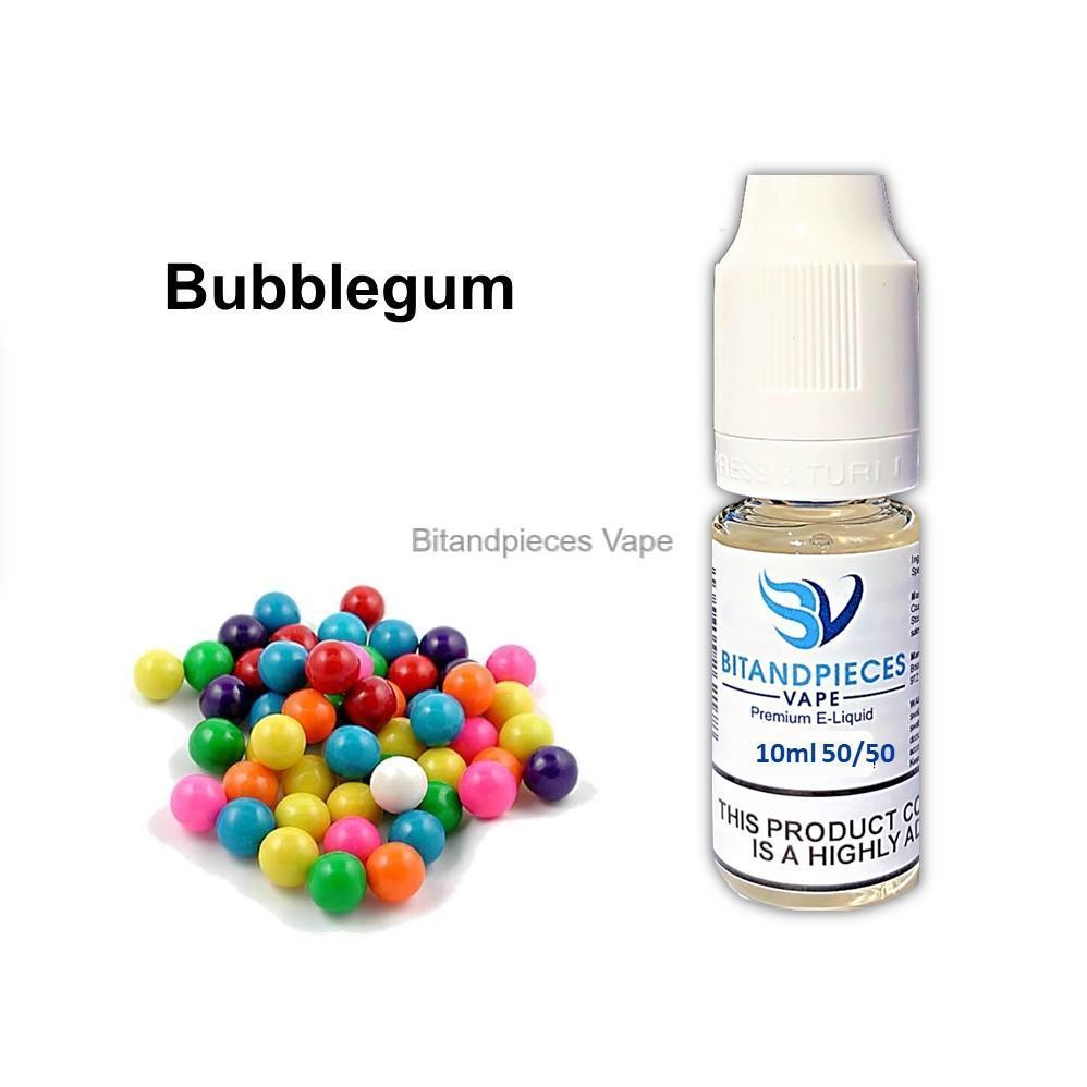 Bubblegum ELiquid by Bitandpieces Vape 10ml 50VG/50PG
