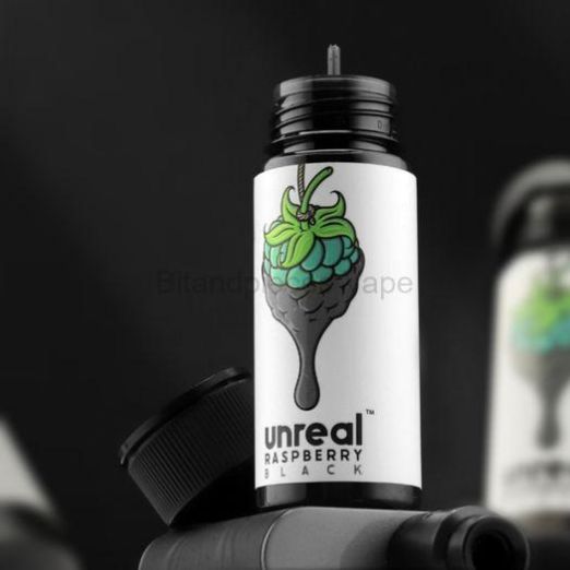 Black shortfill e-liquid by Unreal Raspberry