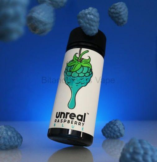 Blue shortfill e-liquid by Unreal Raspberry