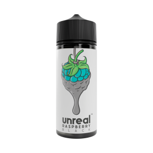 Black shortfill e-liquid by Unreal Raspberry