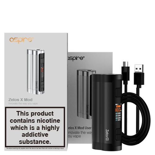Aspire NEW Zelos X MOD + FREE Battery | Next Day Delivery