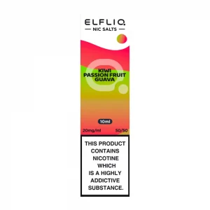 Kiwi Passionfruit Guava 10ml Nic Salt E-liquid By ELF Bar