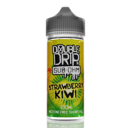 Double Drip Shortfill - Strawberry Kiwi - 100ml