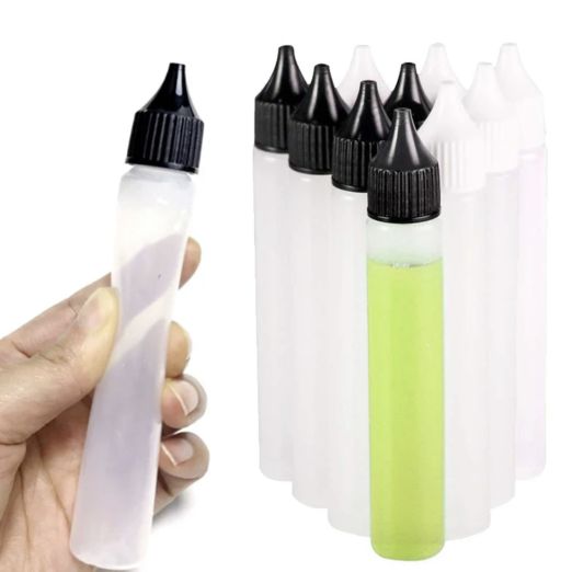 30ml Soft Plastic Dropper Bottle Long Slim Pen Shape