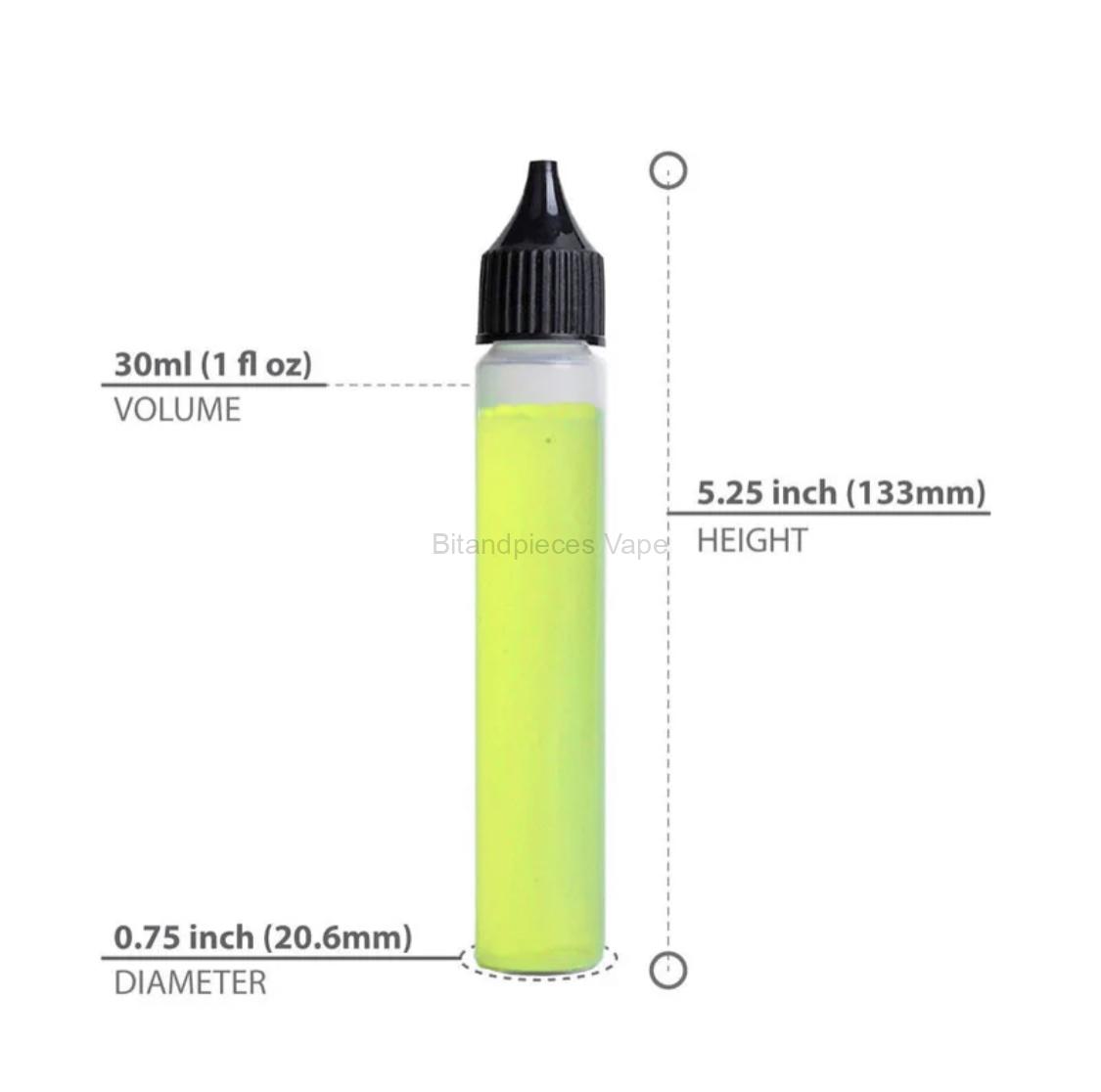 30ml Soft Plastic Dropper Bottle Long Slim Pen Shape - Image 2