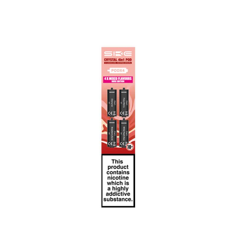 ske crystal 4 in 1 replacement vape pods SKE Crystal 4 in 1 Prefilled Replacement Pods any 2 for £15