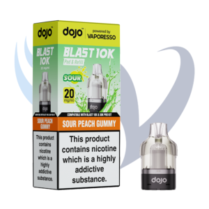 Dojo Blast 10K Prefilled Replacement Pods - Sour Peach Gummy