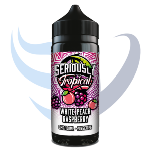 seriously tropical white peach raspberry